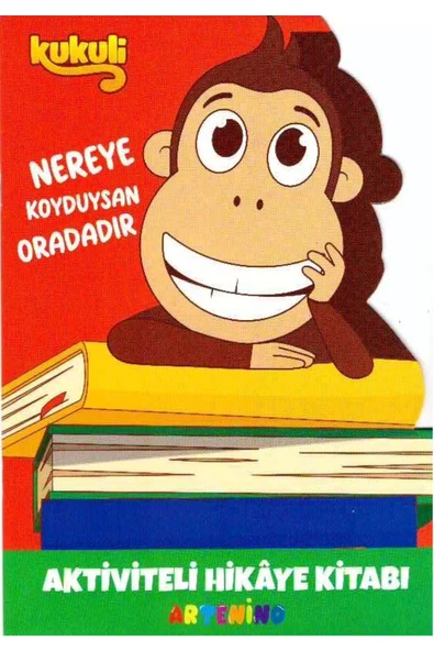4+ YAŞ EĞİTİCİ EĞLENDİRİCİ KUKULİ AKTİVİTELİ HİKAYE KİTABI - NEREYE KOYDUYSAN ORADADIR ürün görseli 1