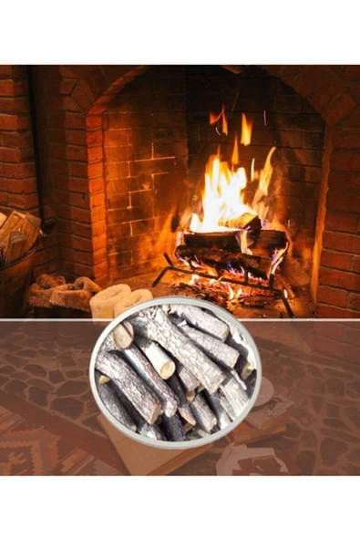 Özel Incelik Yüksek Isı Ve Tutuşturmalık Şömine Odunu Meşe Odunu Hakiki Şöminelik Meşe Odunu 10 Kg ürün görseli 1