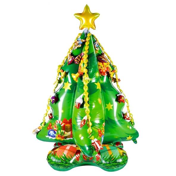 Çam Ağacı Ayakta Durabilen Folyo Balon 145x105 cm ürün görseli 1