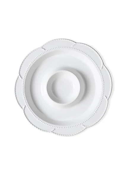 The Mia Grande Servis Tabağı Bölmeli Beyaz 39 cm GRD0013 ürün görseli 1