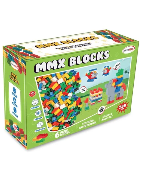 Micromax Mmx 288 Parça Blocks Karton Kutu ürün görseli 1