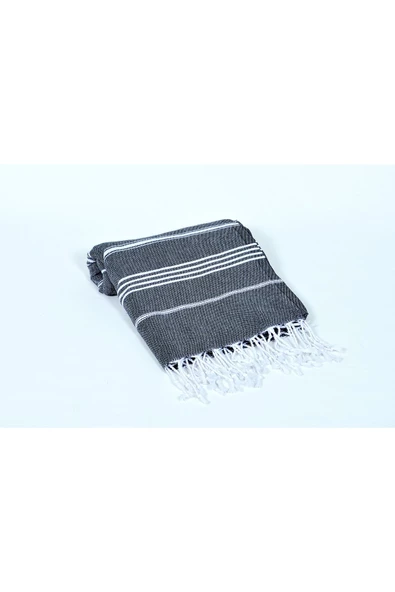 buldanstore Sultan Peştemal (SİYAH) %100 Pamuk 90*180cm. Banyo Havlusu, Plaj Havlusu ürün görseli 1