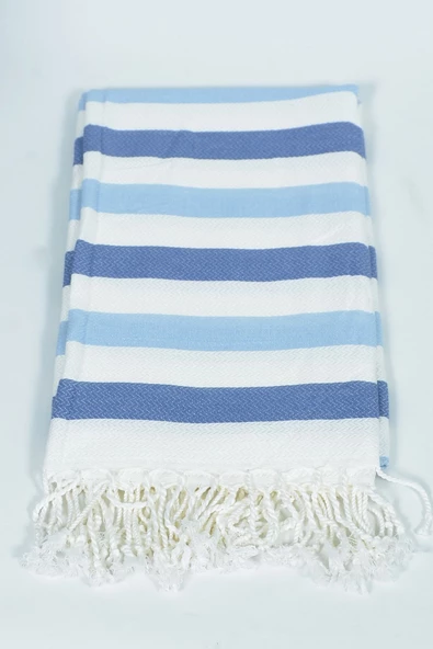 buldanstore Ark Peştemal (MAVİ) %100 Pamuk 90*180cm Banyo Havlusu, Plaj Havlusu ürün görseli 1