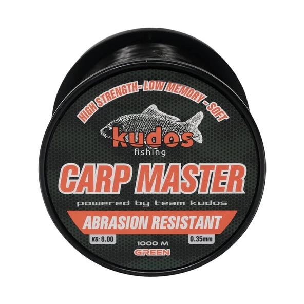 Kudos Carp Master Yeşil 1000m Sazan Misinası Kalınlık (mm) : 0,35mm ürün görseli 1
