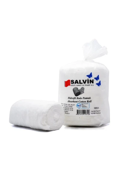 Salvin Hidrofil Pamuk 1 kg 20 adet ürün görseli 1