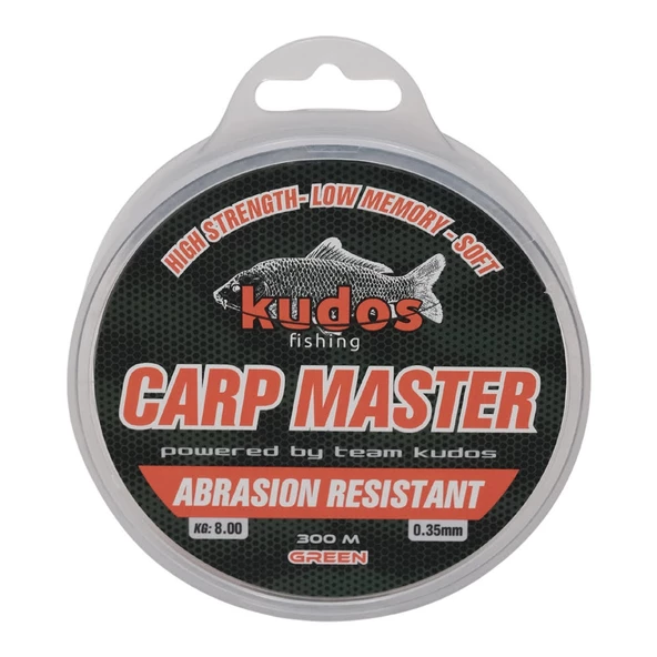 Kudos Carp Master Yeşil 300m Sazan Misinası Kalınlık (mm) : 0,40mm ürün görseli 1