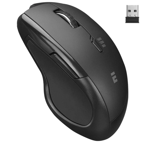 Everest SM-32BT Siyah Bluetooth / 2.4GHz İkisi Bir Arada 1600dpi Kablosuz Mouse Everest ürün görseli 1