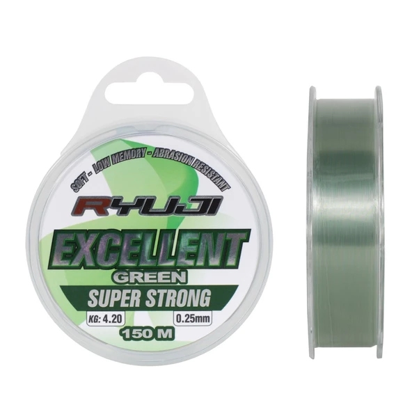 Ryuji Excellent Green 150m Monofilament Misina Kalınlık (mm) : 0,35mm ürün görseli 1
