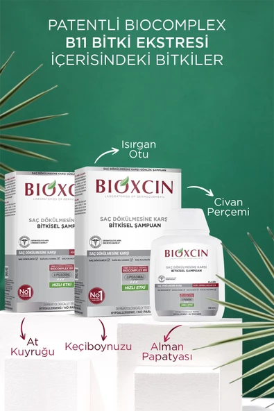 Bioxcin Genesis Kuru ve Normal Saçlar İçin 3 al 2 öde Şampuan ürün görseli 1