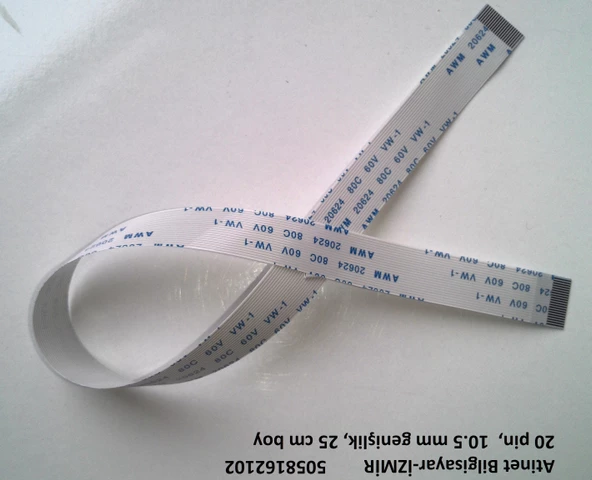 Awm 20624 80C 60V Vw-1 Flex Kablo 20 Pin 25 Cm 20-0.5-25A ürün görseli 1