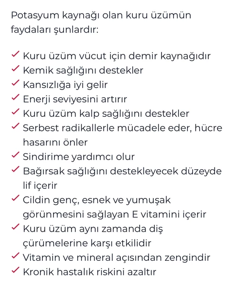 Kuru Üzüm 1 kg - Resim 2