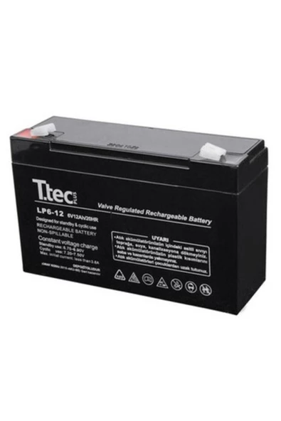 Amper Kuru Akü Ttec 6 Volt 12 ürün görseli 1