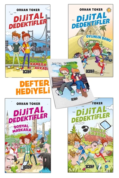 Dijital Dedektifler 4.Kitap Defter Hediyeli/Orhan Toker/Acayip ürün görseli 1