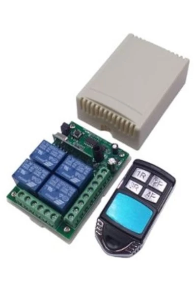 4 Kanal Rf 433Mhz Uzaktan Kumanda Alıcı Verici ürün görseli 1