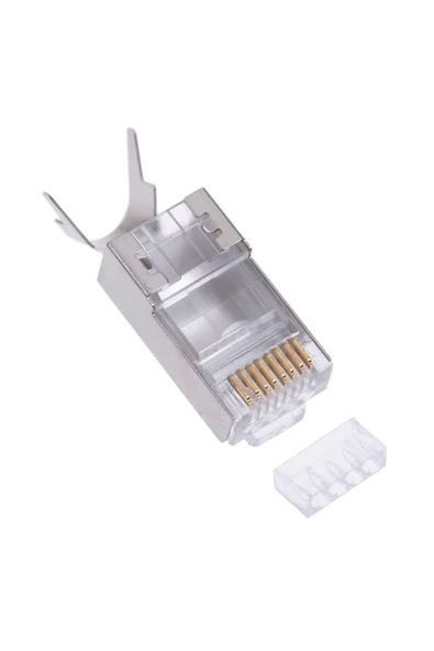 Hqspeed Metal Cat7 Plug Konnektör Jak (50 Adet) Modern Tasarım 826334 ürün görseli 1