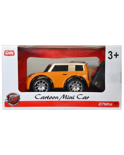 Ctoys Cartoon Mini Car 27 Mhz Full Fonksiyon Uzaktan Kumandalı Sarı Araba QX3688 93 ürün görseli 1