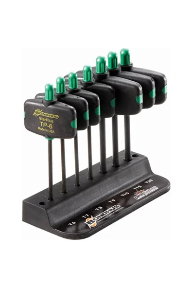 Bondhus 34745 Kanat Sap Tip Torx Anahtar Seti Proguard İzole 7 Parça - USA ürün görseli 1