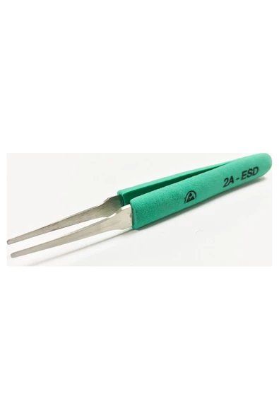 Weber Nt1048 Esd İzoelli İnce Yarım Uvarlak Ve Düz Uçlu Cımbız 110 MM - GERMANY ürün görseli 1