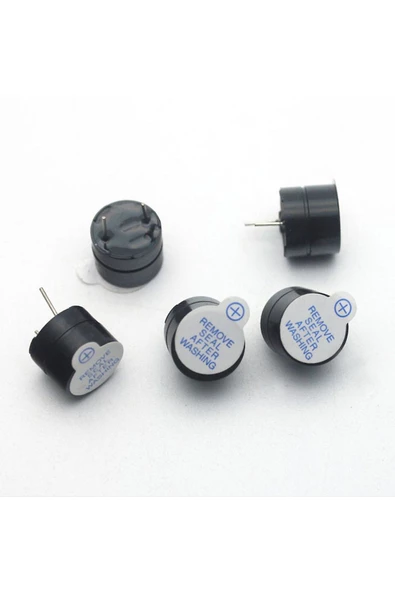 5 Adet 5v Aktif Buzzer Ses Bileşeni ürün görseli 1
