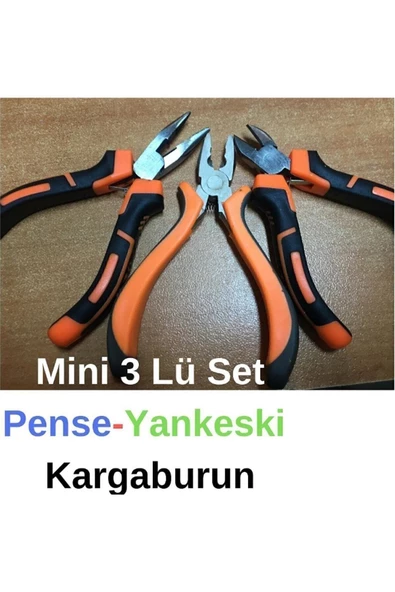 Mini 3lü Set Pense Kargaburun Yankeski Takı Yapım Seti Elektronik ürün görseli 1