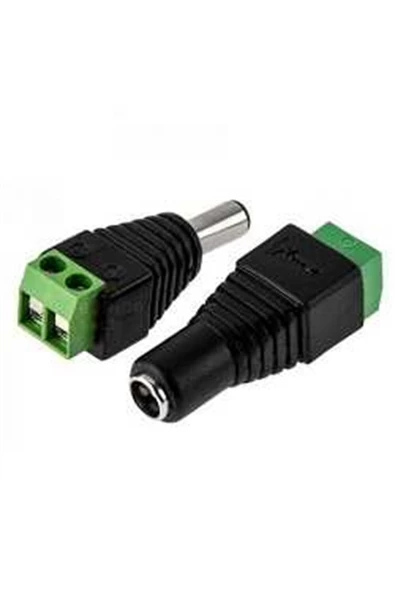 5.5*2.1mm Dc Power Dişi Plug Jak Adaptör Konnektör Plug ürün görseli 1
