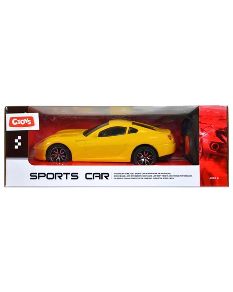 Ctoys Sports Car 27 Mhz Full Fonksiyon Uzaktan Kumandalı Chevrolet Corvette Sarı CE 07 ürün görseli 1
