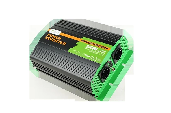 NS2000-12 Apex 2000W Modifiye Sinüs İnverter 12V - Resim 2