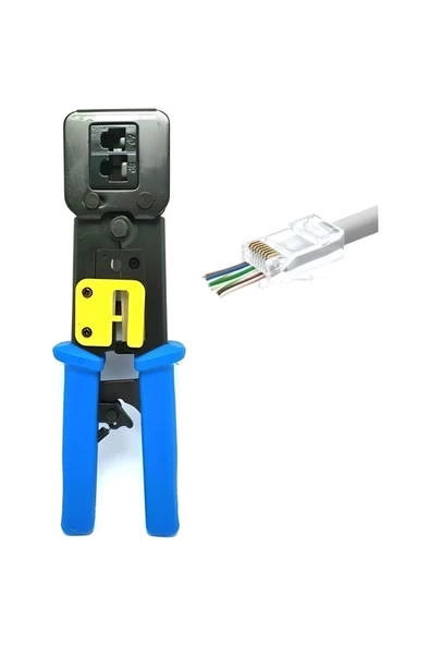 NTT 62 - CAT6 Sıkma Pensesi (EZ) Yeni Nesil Pense - Network Tools Profesyonel Pense - New ürün görseli 1