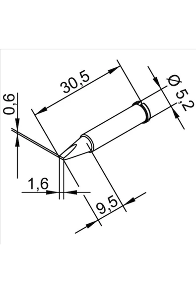 102cdlf16 Havya Ucu, Icon Serisi Havya Ucu 1.6mm ürün görseli 1