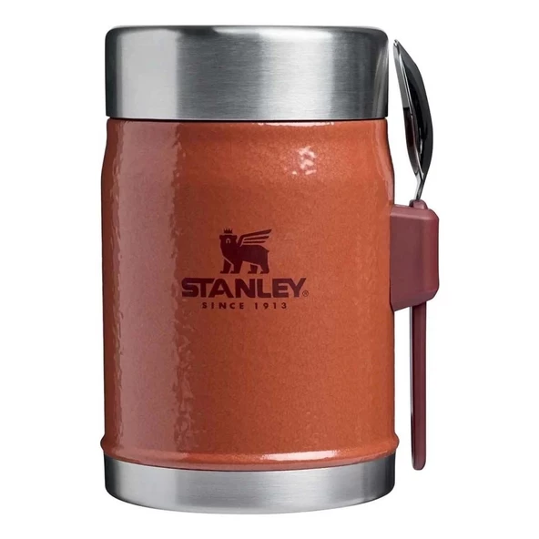 Stanley Klasik Paslanmaz Çelik Yemek Termosu Kaşıklı 0,40 LT - Hammertone Clay ürün görseli 1