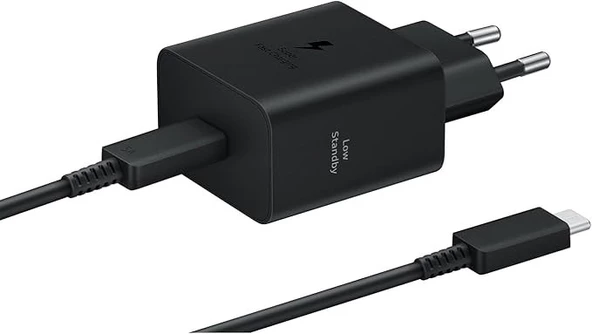 SAMSUNG EP-T4511X TypeC Hızlı Şarj Aleti (45W) Siyah ürün görseli 1
