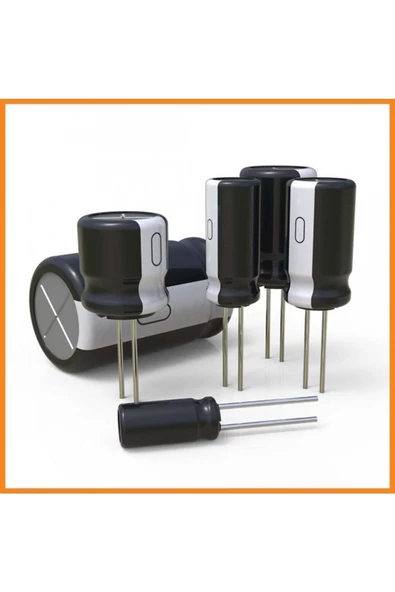 820mf 35v Kutuplu Kondansatör 2 Li Paket Halinde ürün görseli 1
