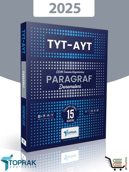 Toprak 2025 Model TYT-AYT Paragraf 15'li Deneme ürün görseli 1