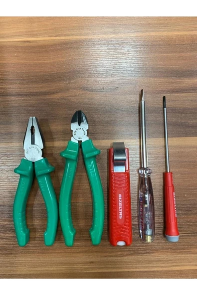 Elta 5 Parça Usta Seti 160 Mm Elta Pense 160 Mm Elta Yan Keski Set ürün görseli 1