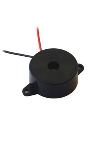 Ic-221 12v 23mm Kablolu Devreli Buzzer ürün görseli 1