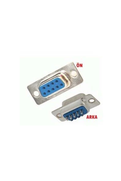 F0114 9 Pin Lehim Tip Dişi D-sub Konnektör ürün görseli 1