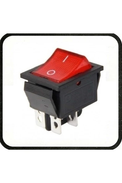 Ic-104 Geniş Işıklı Anahtar On-off Kcd2-201n ürün görseli 1