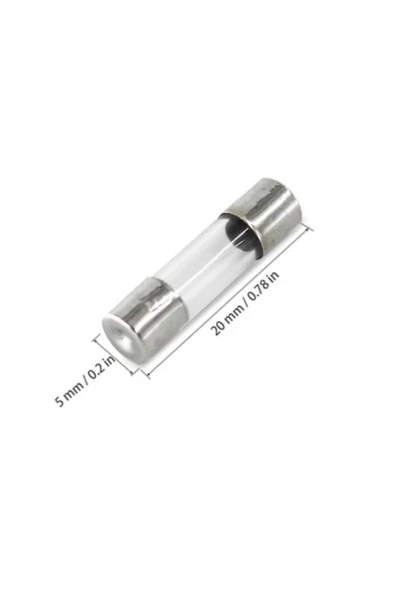 5x20mm Cam Sigorta - 0.75a - Resim 3