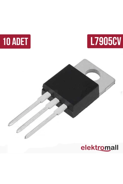 7905 To-220 -5v 1a Regülatör - 10 Adet ürün görseli 1
