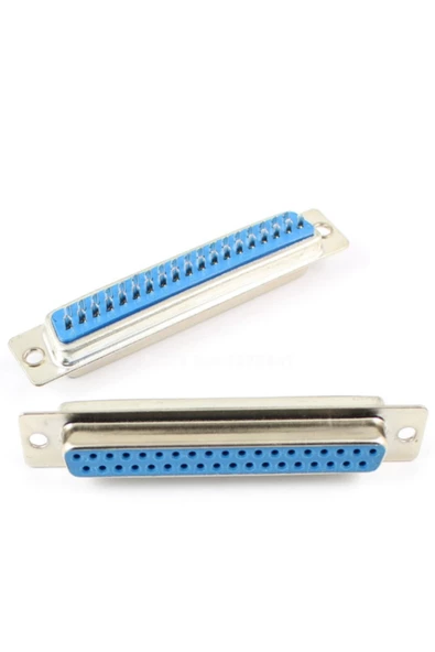 37 Pin Lehim Tip Dişi D-sub Konnektör P/no:ds1033-37fbnsiss ürün görseli 1