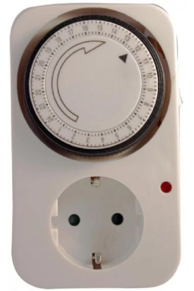Ts-md1 Priz Tipi Analog Zaman Saati ürün görseli 1