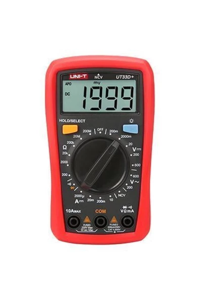 Ut33d+ 600v 10a Dijital Multimetre Ölçü Aleti ürün görseli 1
