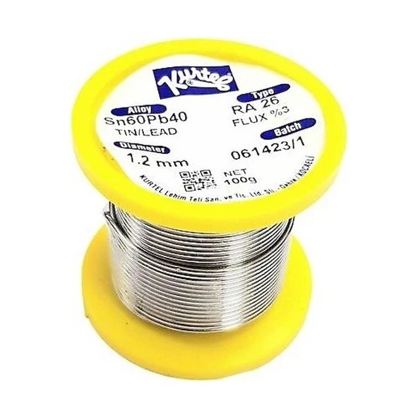 Kurtel 1,2mm 100G Lehim Teli ürün görseli 1
