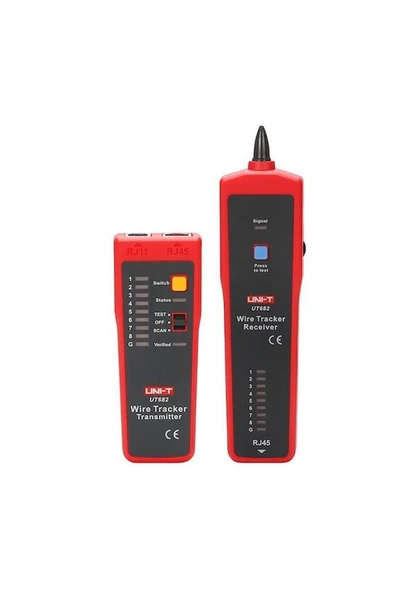 UNI-T UT682 RJ45/RJ11 Kablo Bulucu ve Test Cihazı ürün görseli 1