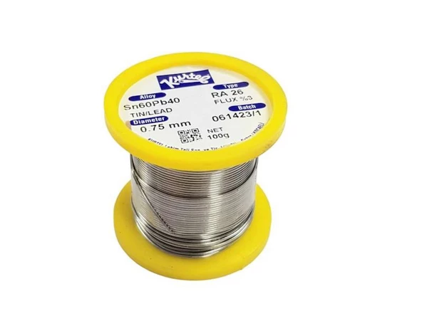 Kurtel 0.75mm 100Gram Lehim Teli Sn60Pb40 ürün görseli 1