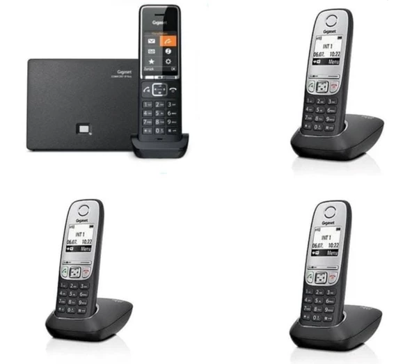 Gigaset Analog & Ip 4 Dahili Dect Telsiz Kablosuz Telefon Santrali C550 COMFORT IP-A690 ürün görseli 1