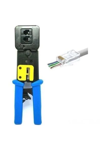 Ntt-62 Cat5-cat6 Rj45-rj11 Yeni Nesil Ez Sıkma Pensesi ürün görseli 1