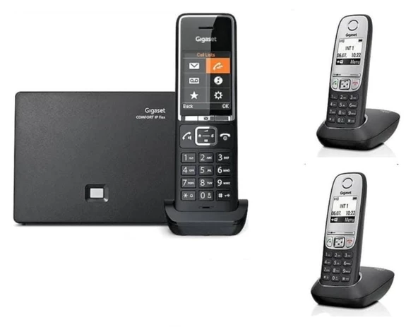 Gigaset Analog & Ip 3 Dahili Dect Telsiz Kablosuz Telefon Santrali C550 COMFORT IP-A690 ürün görseli 1