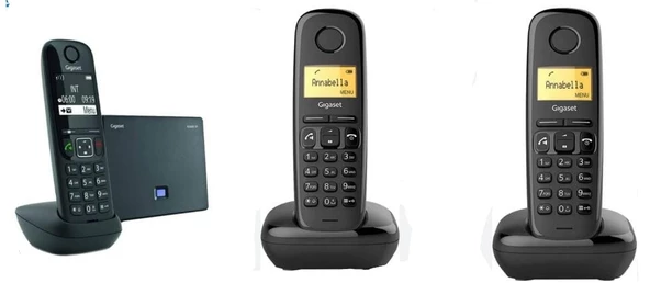 Gigaset Analog & Ip 3 Dahili Dect Telsiz Kablosuz Telefon Santrali AS690 IP-A270 ürün görseli 1