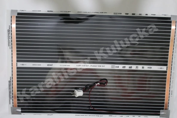 50x80 (2 mt kablolu fişli) karbon film ısıtıcı ürün görseli 1